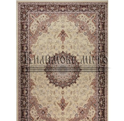 Високощільний килим Royal Esfahan 3403A Cream-Brown - высокое качество по лучшей цене в Украине.